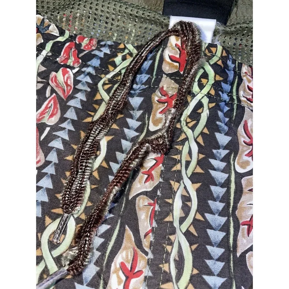 Vintage Speedo Men's Swim Trunks 90s Y2K Pattern Mens‎ Shorts Tribal Pattern
